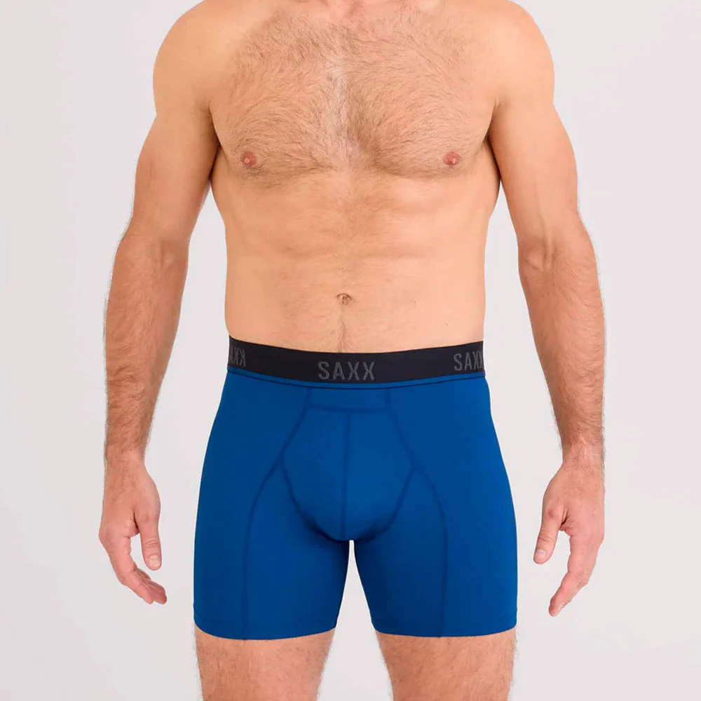 CALZONCILLOS BÓXER SAXX KINETIC LIGHT-COMPRESSION MESH - Navy Dawn - Imagen 3