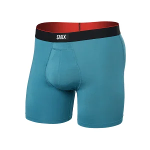 CALZONCILLOS BÓXER SAXX MULTI-SPORT MESH - Hydro Blue