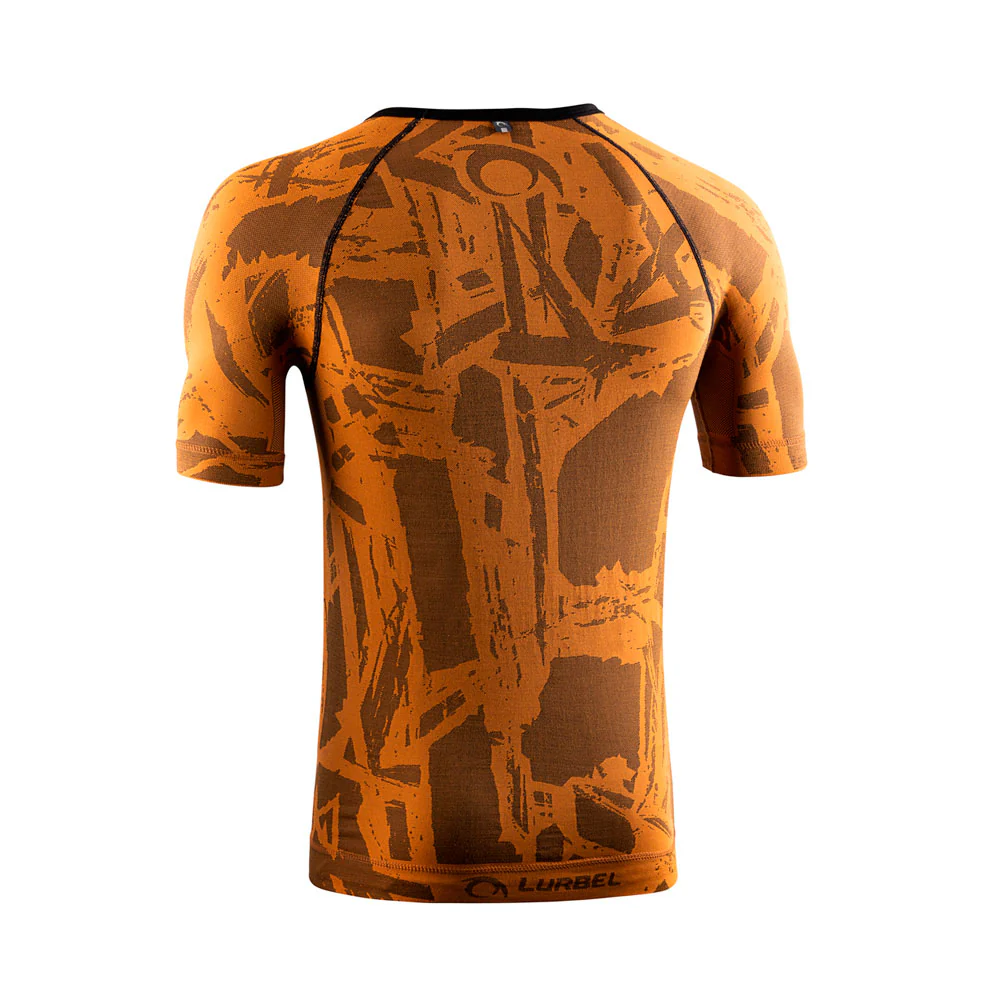CAMISETA LURBEL SPIRIT BLUR - Naranja / Negro - Imagen 3