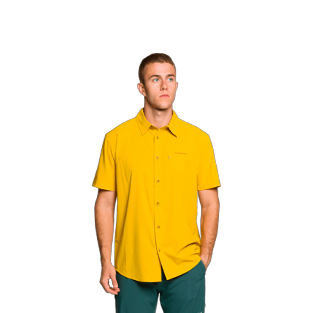 CAMISA TRANGOWORLD ESERA DF - Lemon Curry / Dark Shadow - Imagen 3