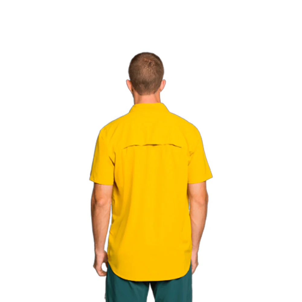 CAMISA TRANGOWORLD ESERA DF - Lemon Curry / Dark Shadow - Imagen 4