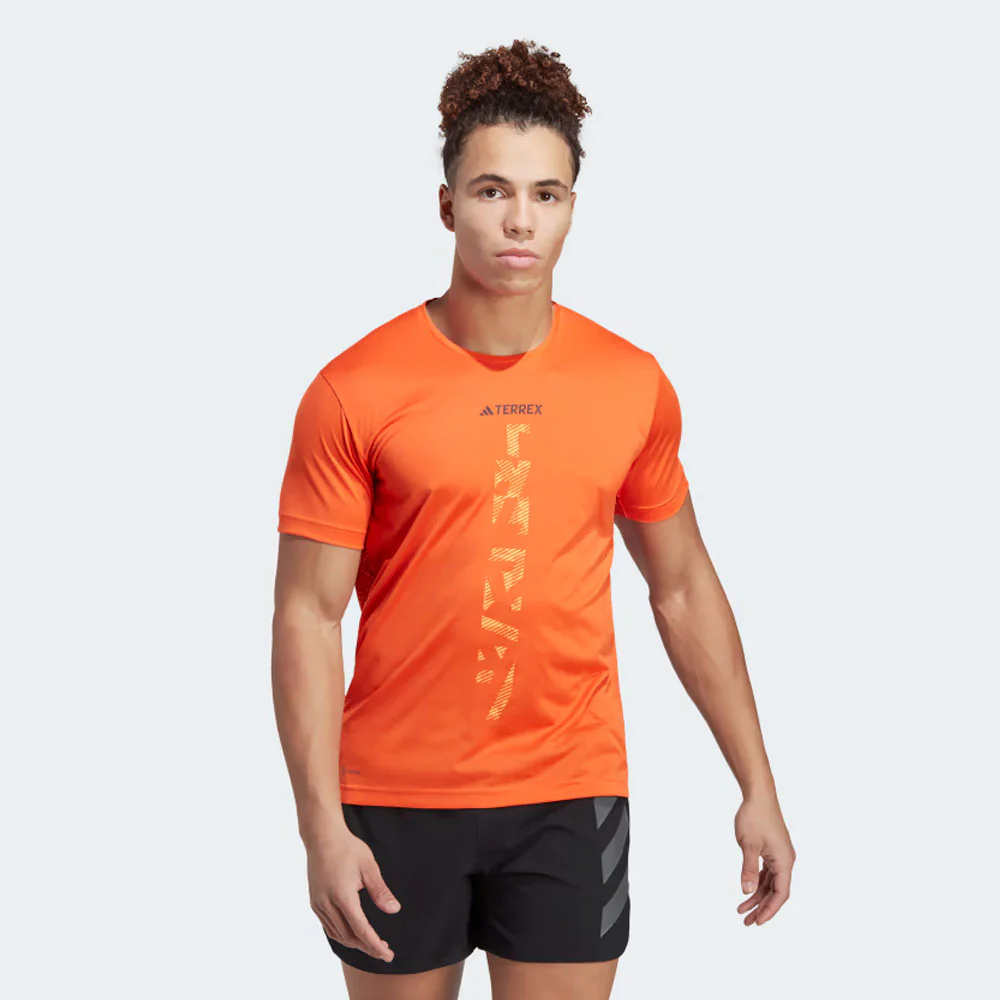 CAMISETA ADIDAS TERREX AGRAVIC - Naranja - Imagen 4