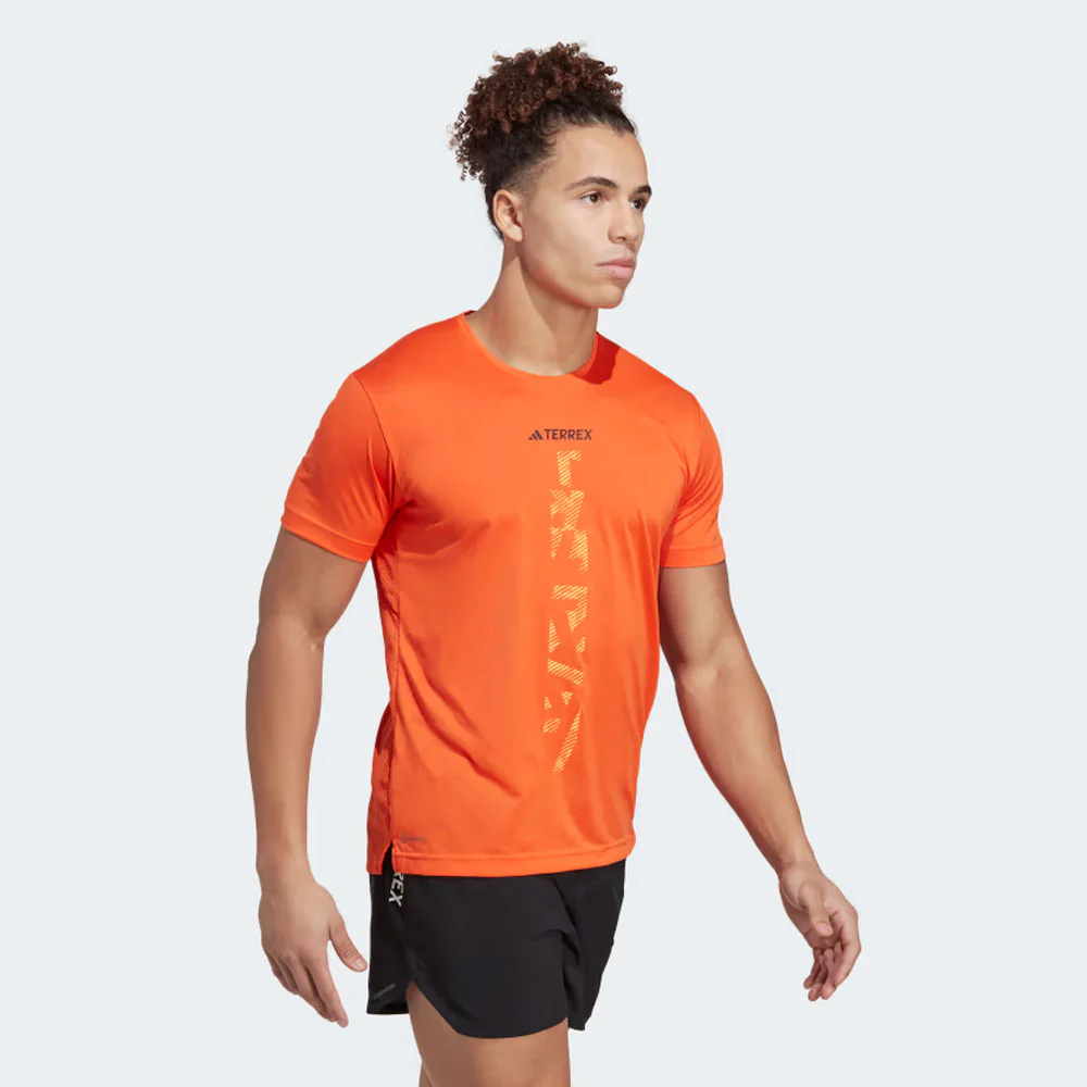 CAMISETA ADIDAS TERREX AGRAVIC - Naranja - Imagen 5