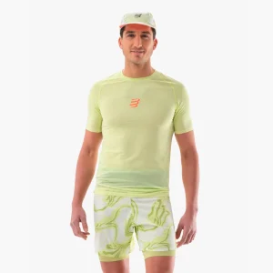 CAMISETA COMPRESSPORT TRAIL RACING - Shadow Lime
