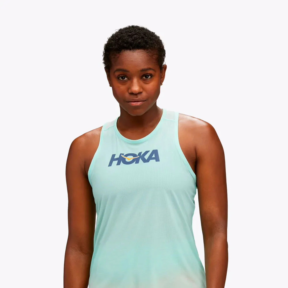 CAMISETA DE TIRANTES HOKA AIROLITE MUJER - Cloudless / Marathon - Imagen 7