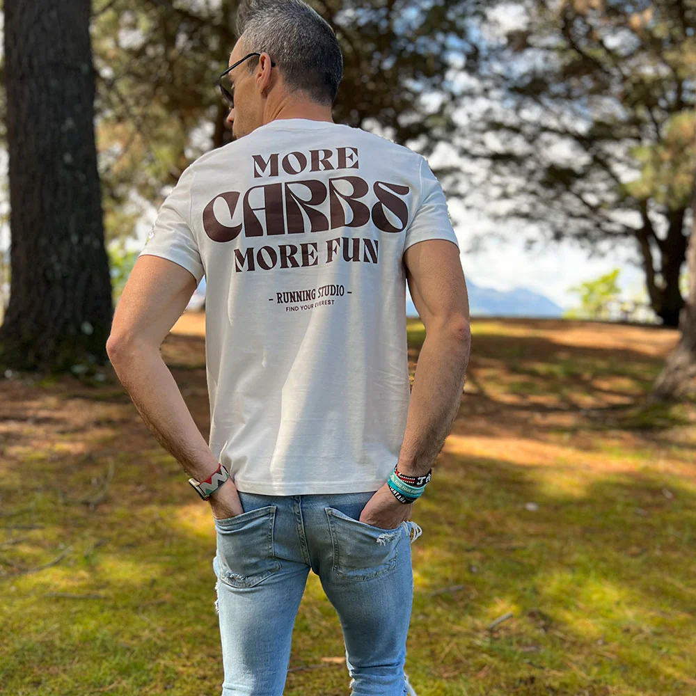 CAMISETA FIND YOUR EVEREST - MORE CARBS MORE FUN - Mangata - Imagen 8