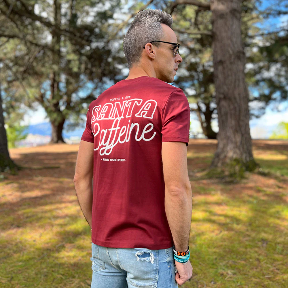 CAMISETA FIND YOUR EVEREST - SANTA CAFFEINE - Kazam