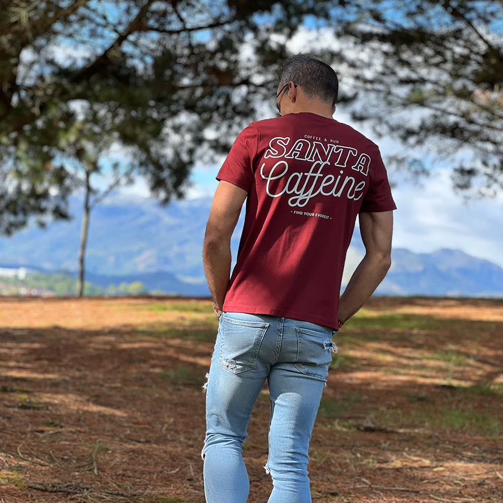 CAMISETA FIND YOUR EVEREST - SANTA CAFFEINE - Kazam - Imagen 8