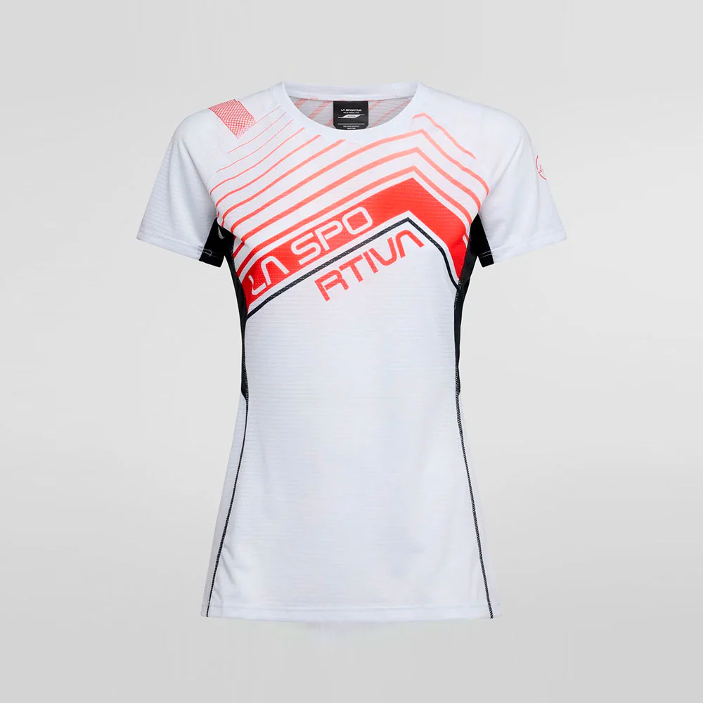 CAMISETA LA SPORTIVA WAVE MUJER - Blanco / Negro