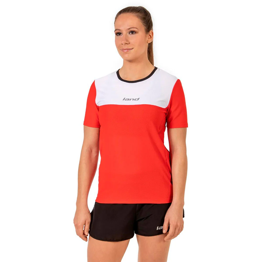 CAMISETA LAND SAFHIR MUJER - Rojo