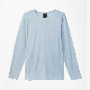 CAMISETA MANGA LARGA NNORMAL MERINO - Azul