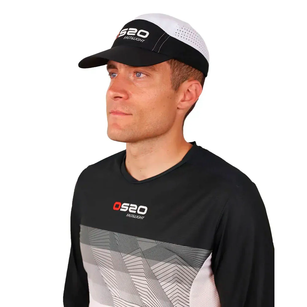 CAMISETA MANGA LARGA OS2O GRADIENT - Black / White - Imagen 3