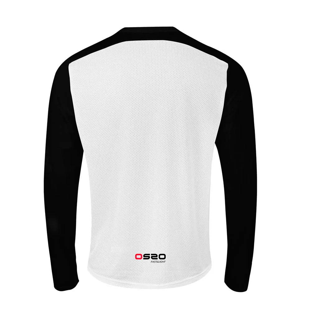 CAMISETA MANGA LARGA OS2O GRADIENT - Black / White - Imagen 6