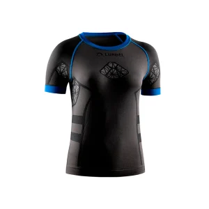 CAMISETA LURBEL HERA PRO MUJER - Gris Marengo / Azul Royal