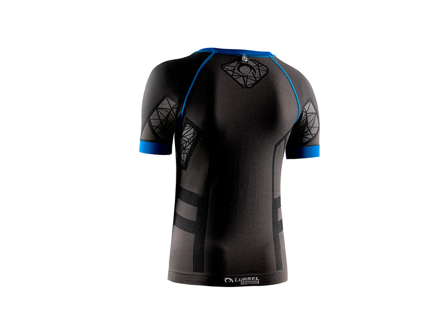 CAMISETA LURBEL HERA PRO MUJER - Gris Marengo / Azul Royal - Imagen 3