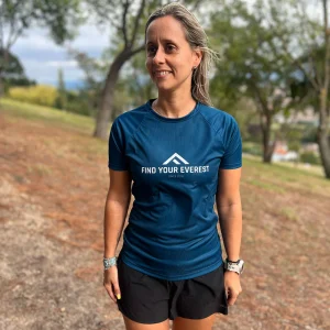 CAMISETA TÉCNICA FIND YOUR EVEREST ELITE MUJER - Blue