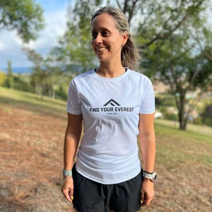 CAMISETA TÉCNICA FIND YOUR EVEREST ELITE MUJER - White