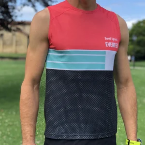 CAMISETA TÉCNICA SIN MANGAS FIND YOUR EVEREST - Red