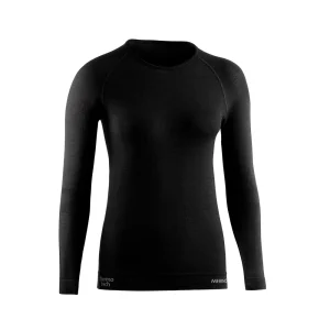 CAMISETA TÉRMICA MANGA LARGA LURBEL MERINO LITE MUJER - Negro