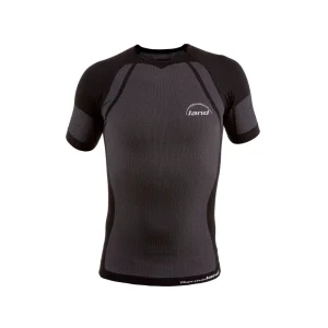 CAMISETA TÉRMICA MANGA CORTA LAND AIR - Negro / Blanco