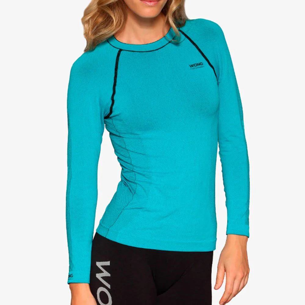 CAMISETA MANGA LARGA WONG ARYA - Turquesa - Imagen 3