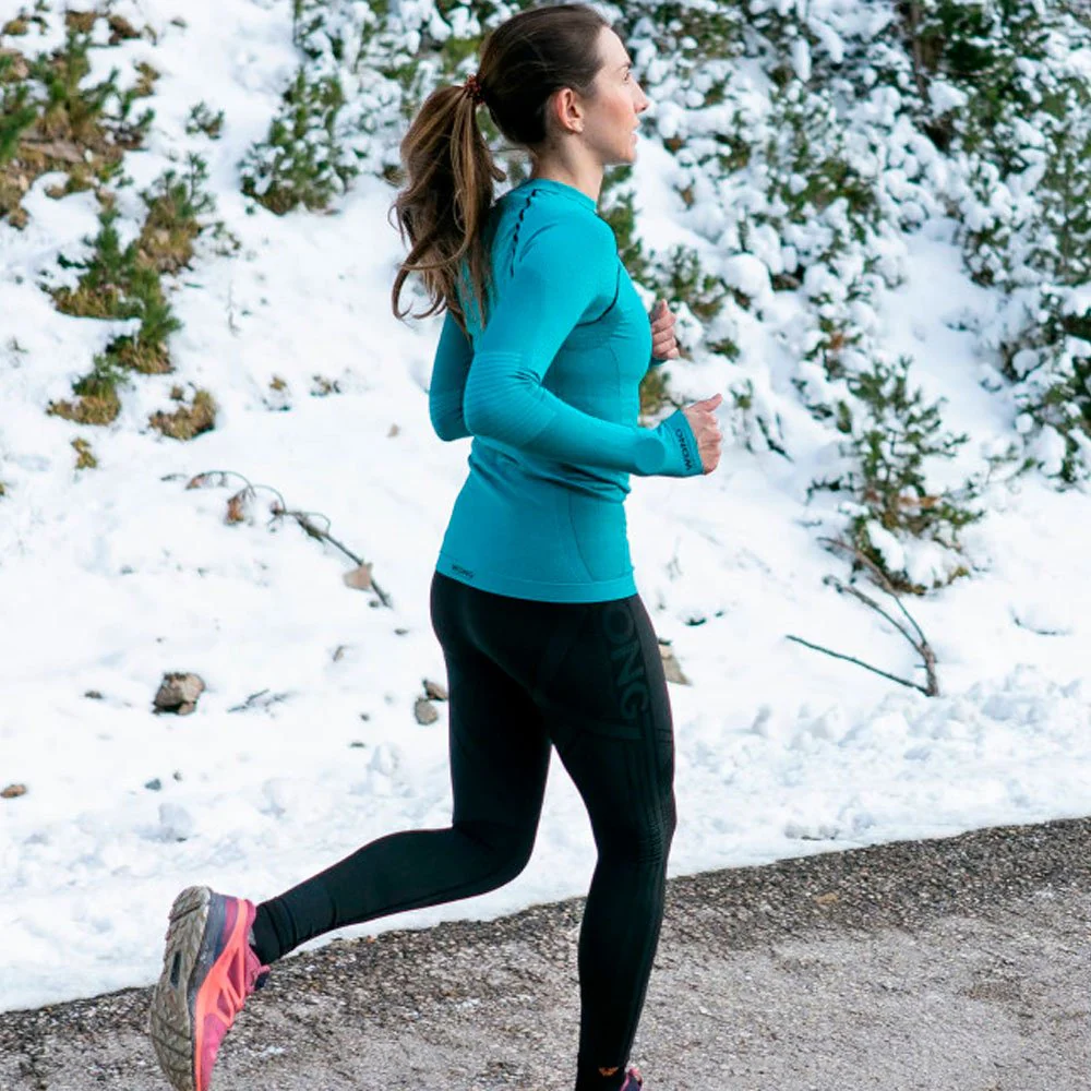 CAMISETA MANGA LARGA WONG ARYA - Turquesa - Imagen 4