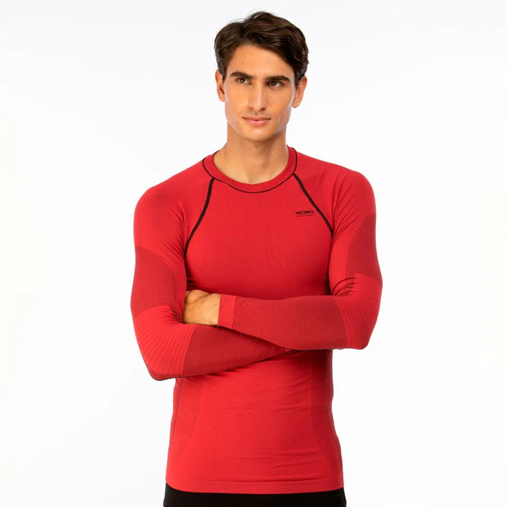 CAMISETA MANGA LARGA WONG ARYA - Rojo - Imagen 2