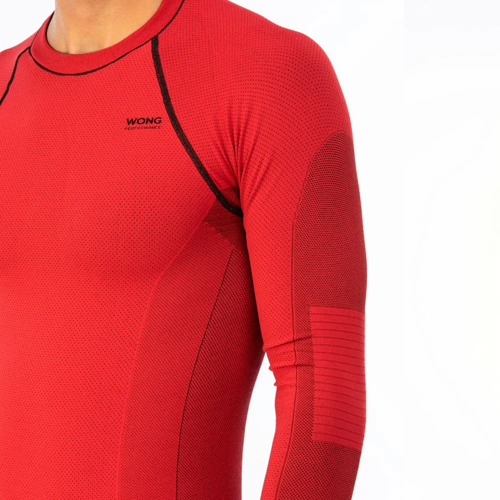 CAMISETA MANGA LARGA WONG ARYA - Rojo - Imagen 3