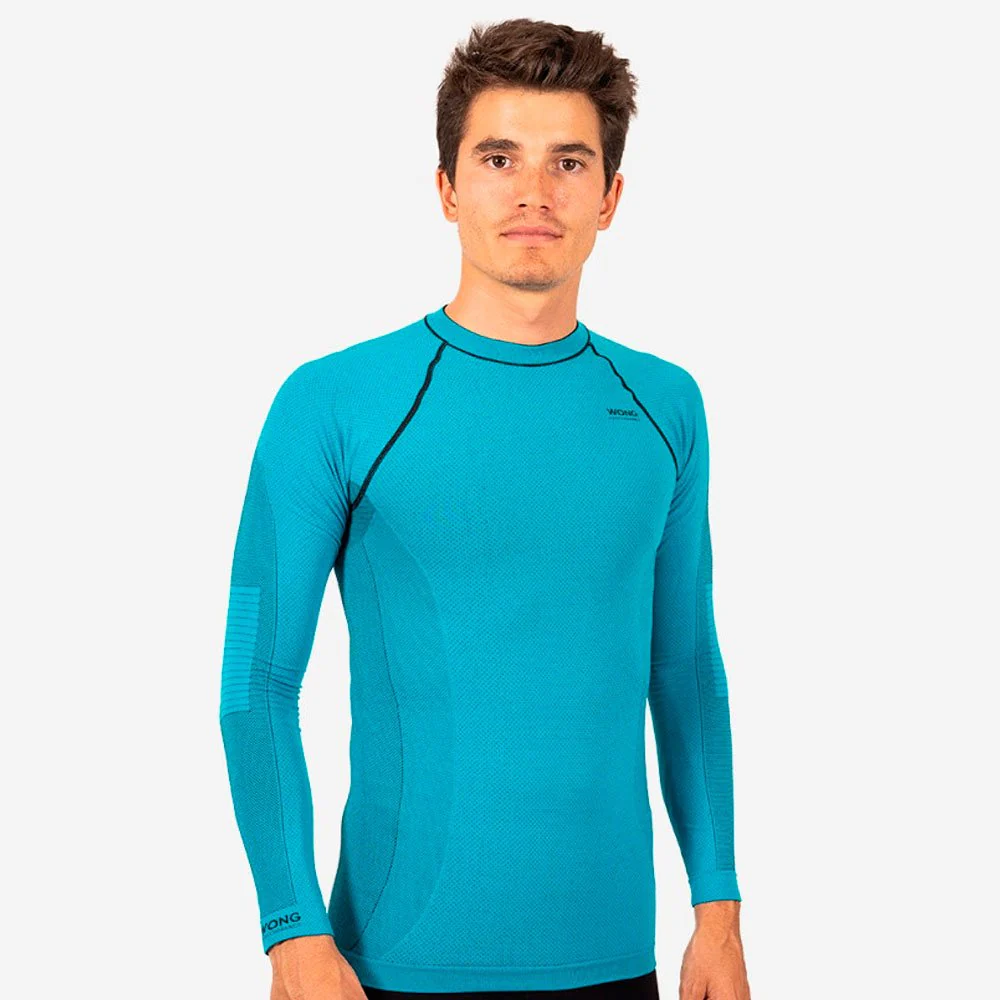 CAMISETA MANGA LARGA WONG ARYA - Turquesa