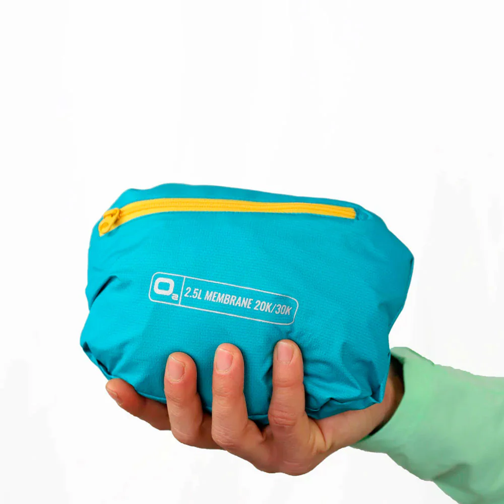 CHAQUETA IMPERMEABLE OS2O O2 WATERPROOF TRAIL SPEED ZIP 30K MUJER - Bluebird - Imagen 9