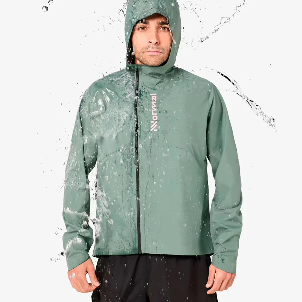 CHAQUETA IMPERMEABLE NNORMAL TRAIL RAIN - Verde - Imagen 3