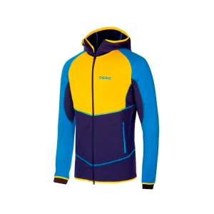 CHAQUETA OS2O POLAIR GRID - Yellow / Blue