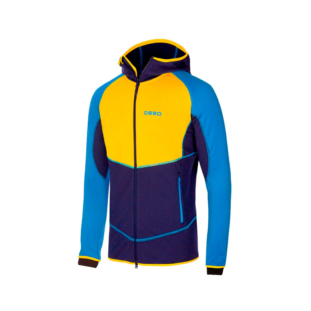 CHAQUETA OS2O POLAIR GRID - Yellow / Blue
