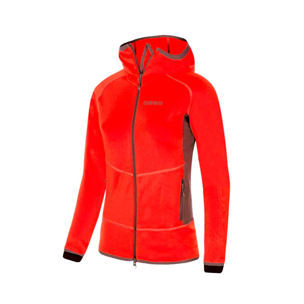 CHAQUETA OS2O POLAIR GRID MUJER - Coral - Imagen 2