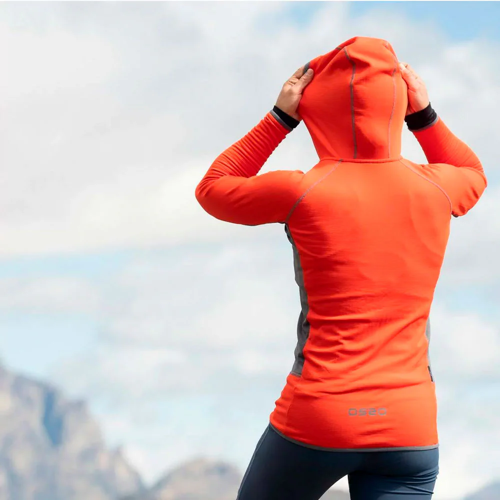 CHAQUETA OS2O POLAIR GRID MUJER - Coral - Imagen 7