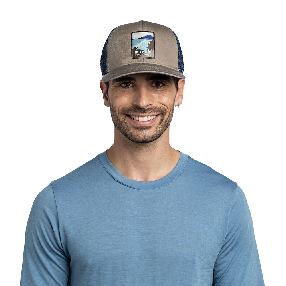 GORRA BUFF EXPLORE TRUCKER - Soor Tundra Khaki - Imagen 4