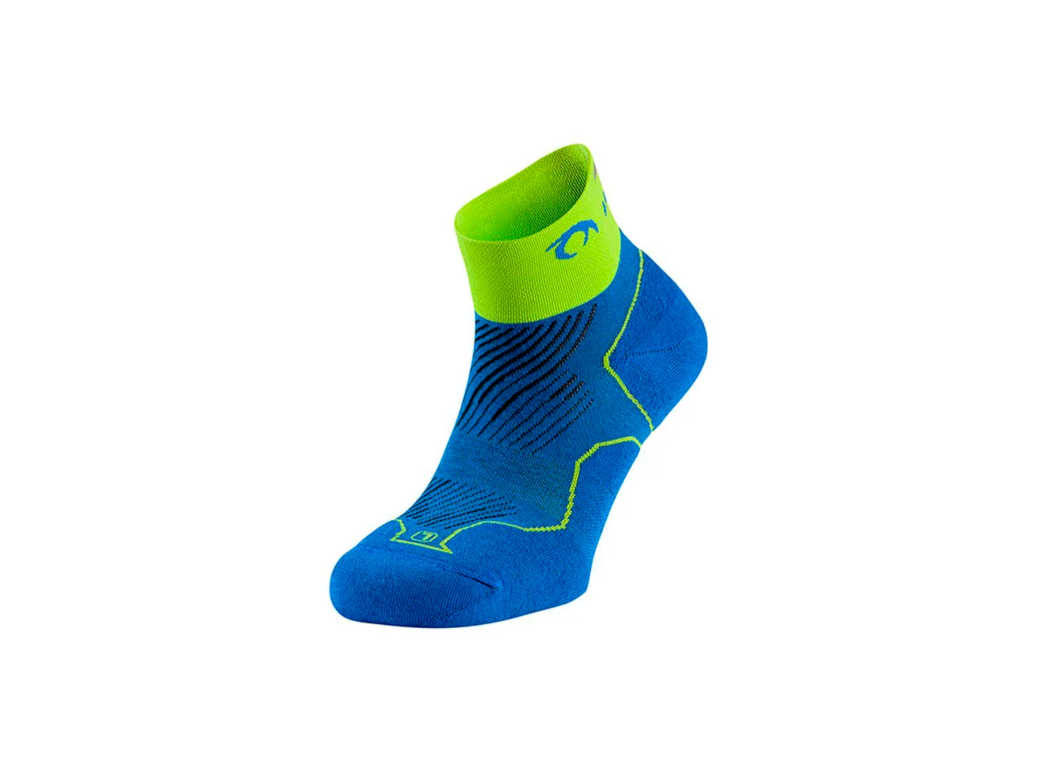 CALCETINES LURBEL DISTANCE THREE - Royal Blue / Pistacho