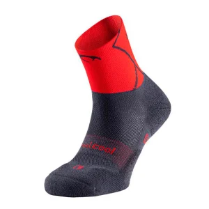 CALCETINES LURBEL TRACK FOUR - Gris Marengo / Rojo