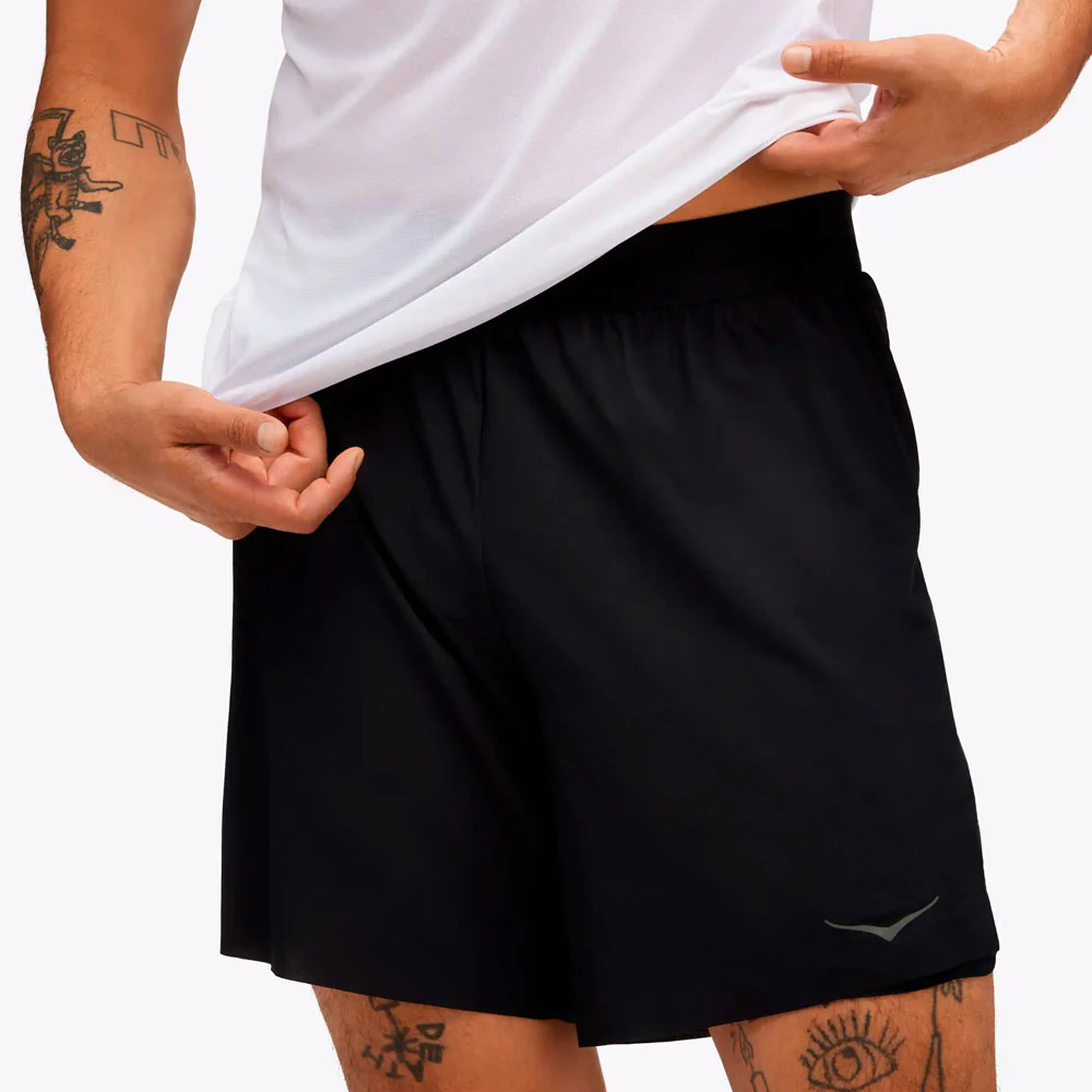 MALLA PANTALÓN HOKA GLIDE 18CMS - Black