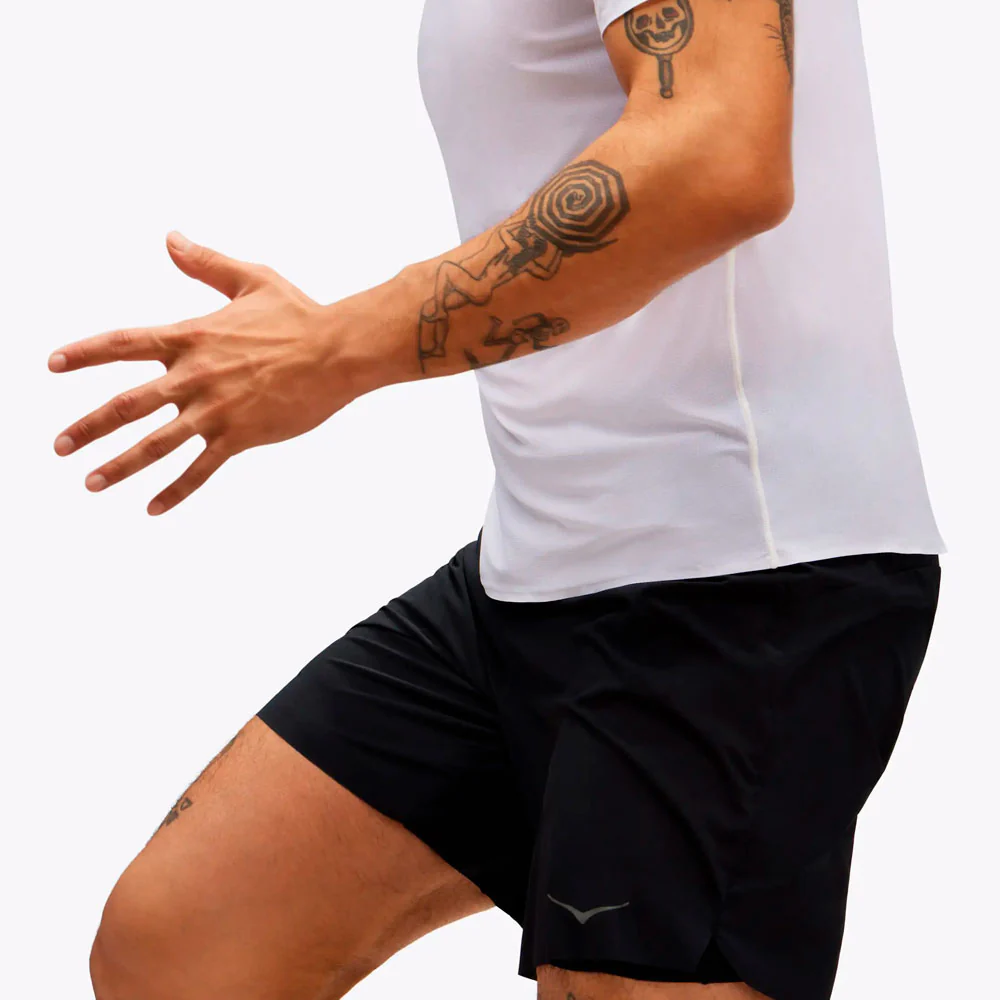 MALLA PANTALÓN HOKA GLIDE 18CMS - Black - Imagen 4