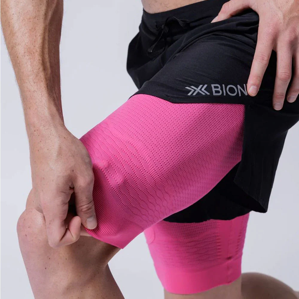 MALLA PANTALÓN X-BIONIC EFFEKTOR - X Black / Neo Pink - Imagen 5
