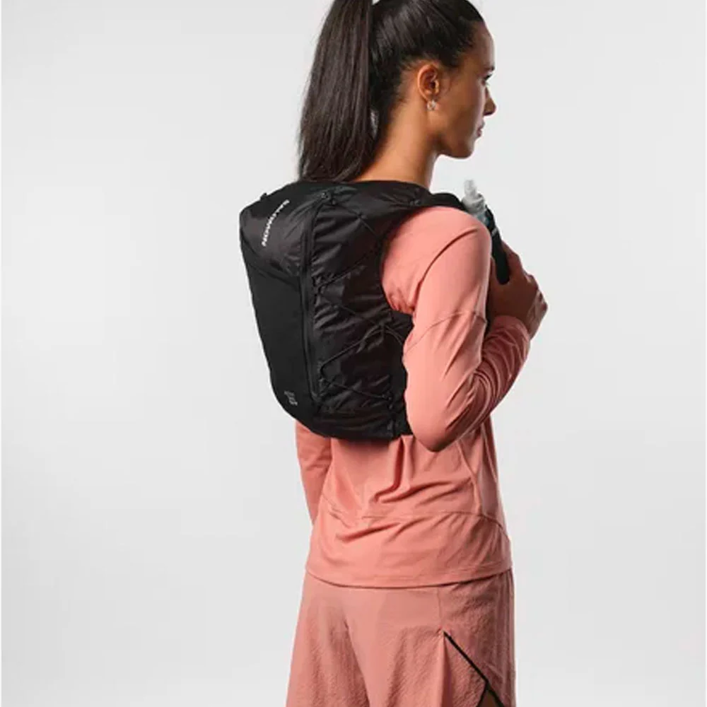 MOCHILA CHALECO SALOMON ACTIVE SKIN 12 MUJER - Black / Metal - Imagen 5