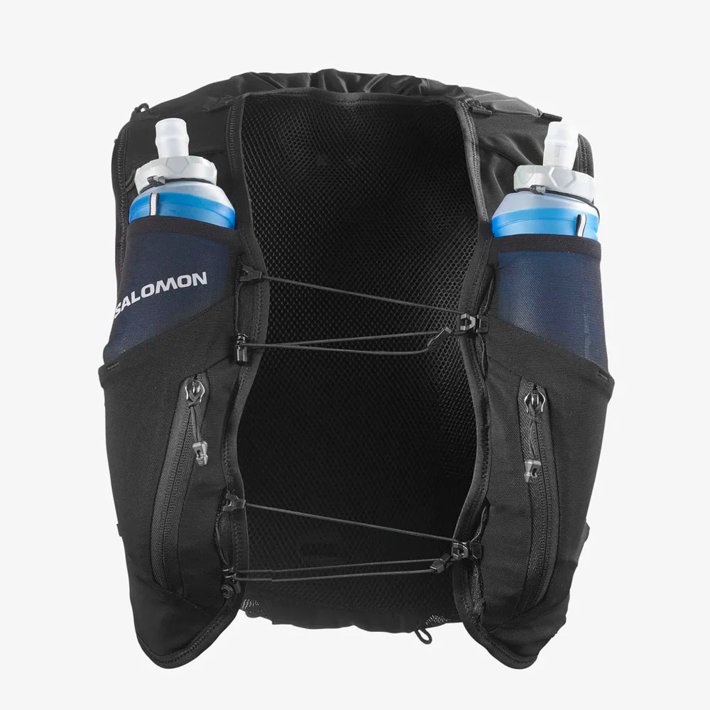 MOCHILA CHALECO SALOMON ADV SKIN 12 MUJER - Black / Asphalt - Imagen 2