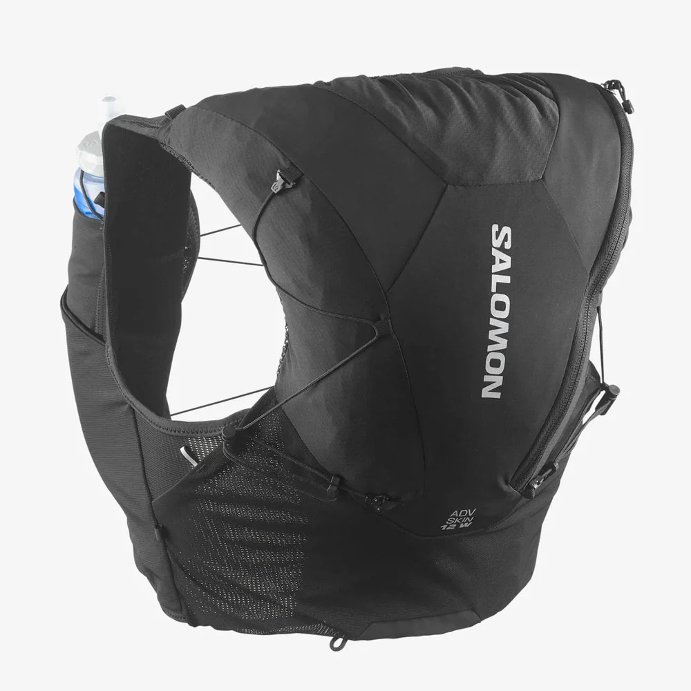 MOCHILA CHALECO SALOMON ADV SKIN 12 MUJER - Black / Asphalt - Imagen 4