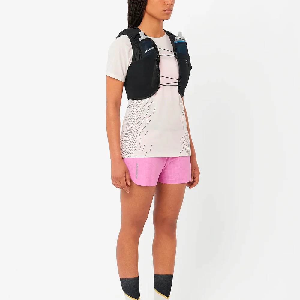 MOCHILA CHALECO SALOMON ADV SKIN 12 MUJER - Black / Asphalt - Imagen 8