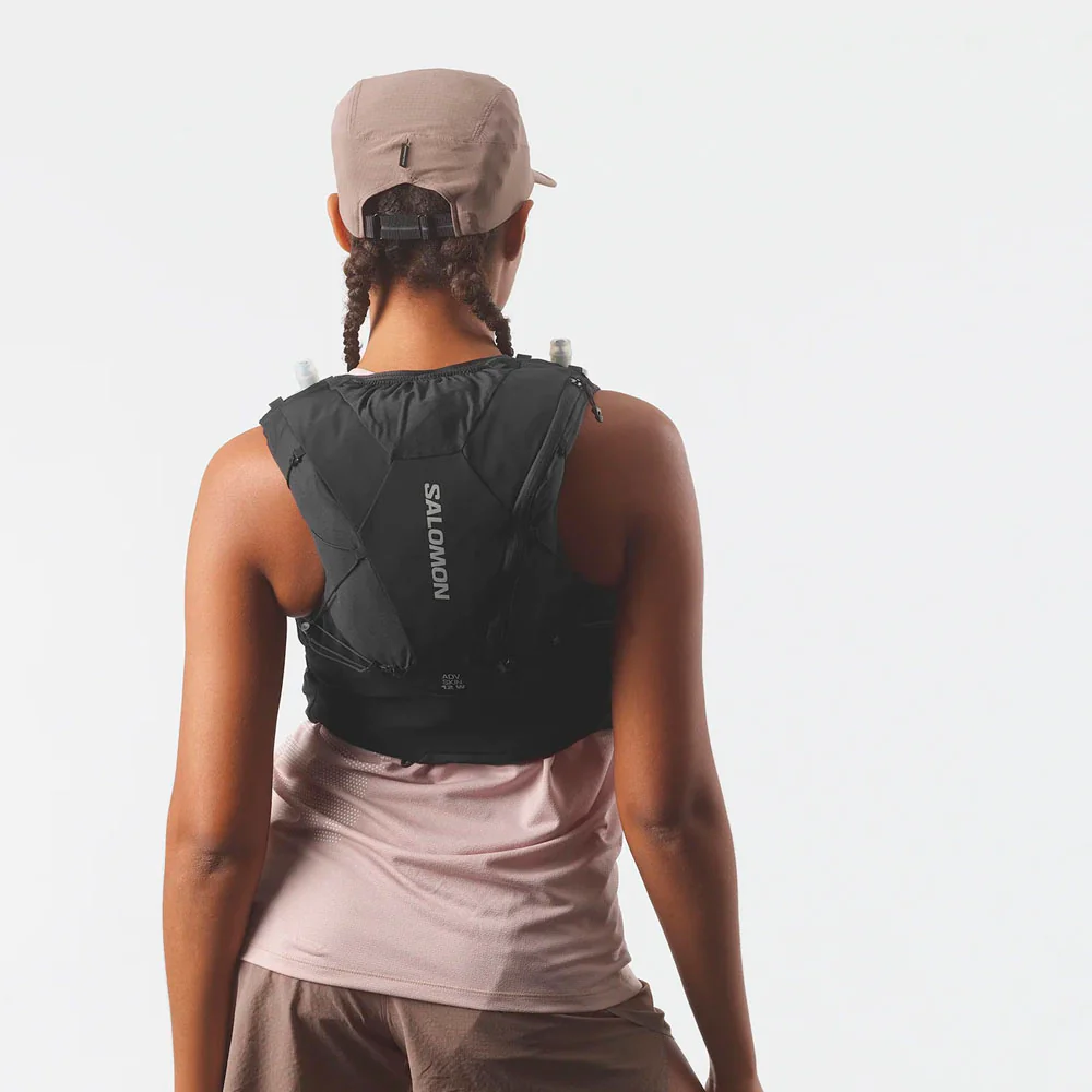 MOCHILA CHALECO SALOMON ADV SKIN 12 MUJER - Black / Asphalt - Imagen 5