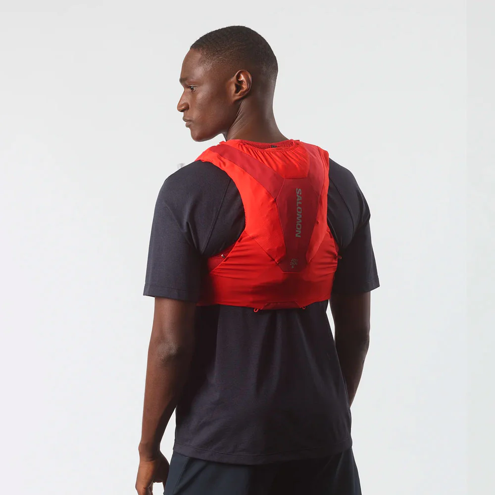 MOCHILA CHALECO SALOMON ADV SKIN 5 - Flame Scarlet / Haute Red - Imagen 4