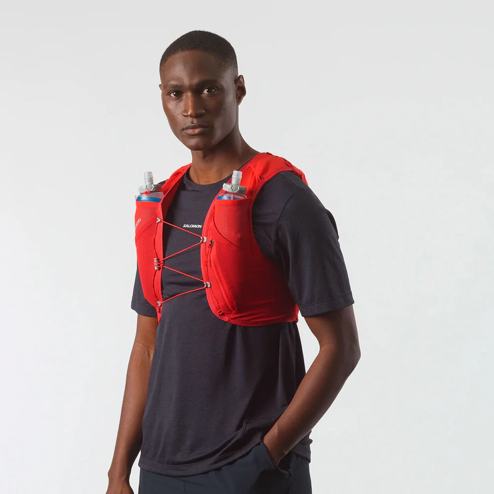 MOCHILA CHALECO SALOMON ADV SKIN 5 - Flame Scarlet / Haute Red - Imagen 5