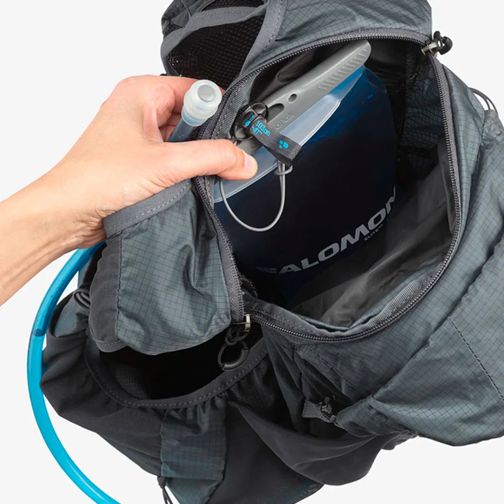 MOCHILA CHALECO SALOMON ADV SKIN CROSS SEASON 15 - Ebony / Alloy - Imagen 4