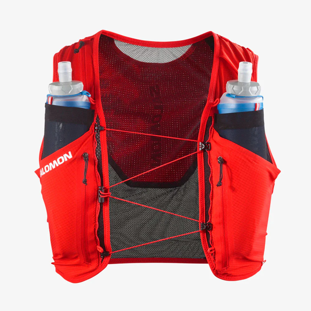 MOCHILA CHALECO SALOMON SENSE PRO 6 - Fiery Red / Black - Imagen 2